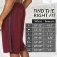 thumbnail image 5 of Athletic Shorts for Men - Men's Basketball Shorts - Sports Shorts for Workout, Gym, Running, 5 of 9