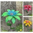 thumbnail image 4 of ZOELNIC Metal Daylily Flower Decorative Beautiful Attractive Simulation Metal Flower Garden Decor for Home, 4 of 9