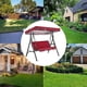 thumbnail image 2 of Replacement Canopy, Outdoor Swing Set Cover, for Patio/Lawn/Garden Swing Cushion (Swing) Red, 2 of 5