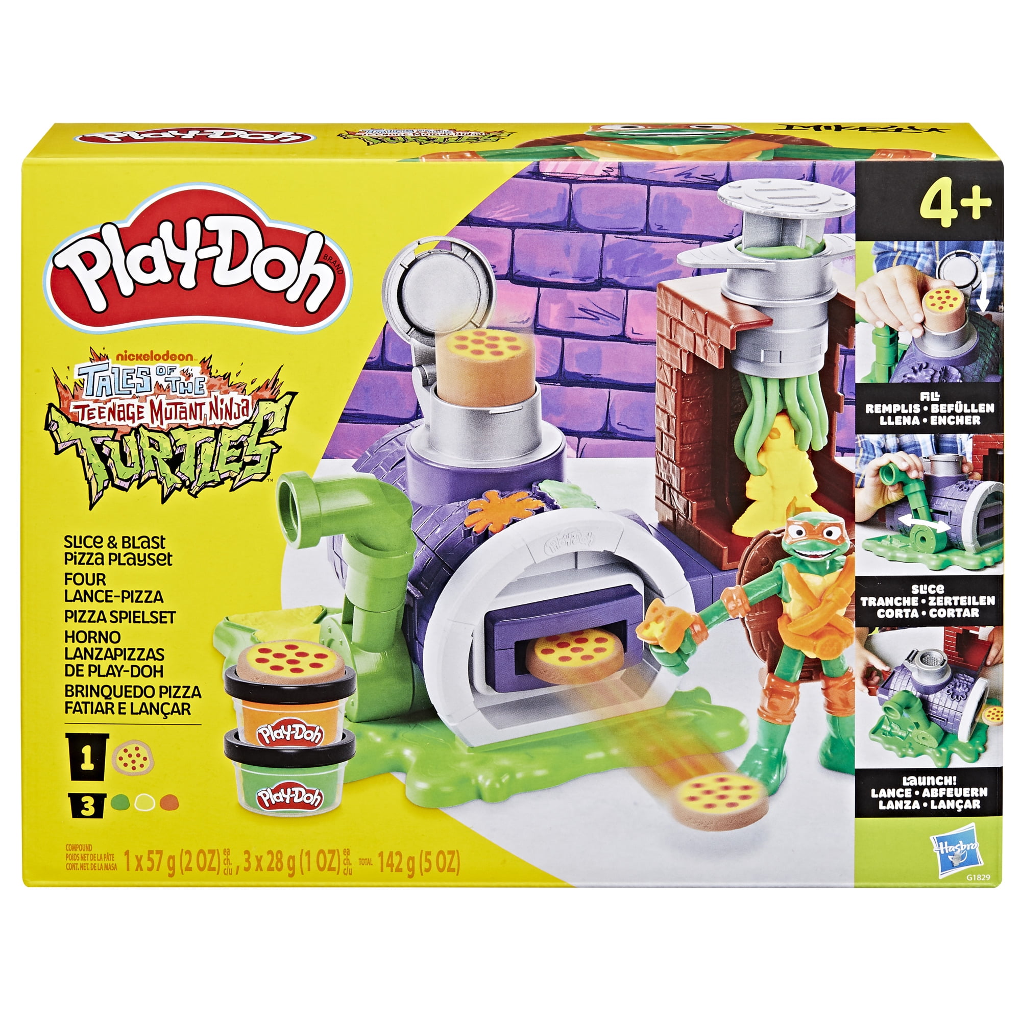 Play-Doh Teenage Mutant Ninja Turtles Slice & Blast Pizza Playset