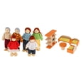 thumbnail image 1 of 6 Piezas Juguete de Miembro con Muebles de para Niños, 1 of 9