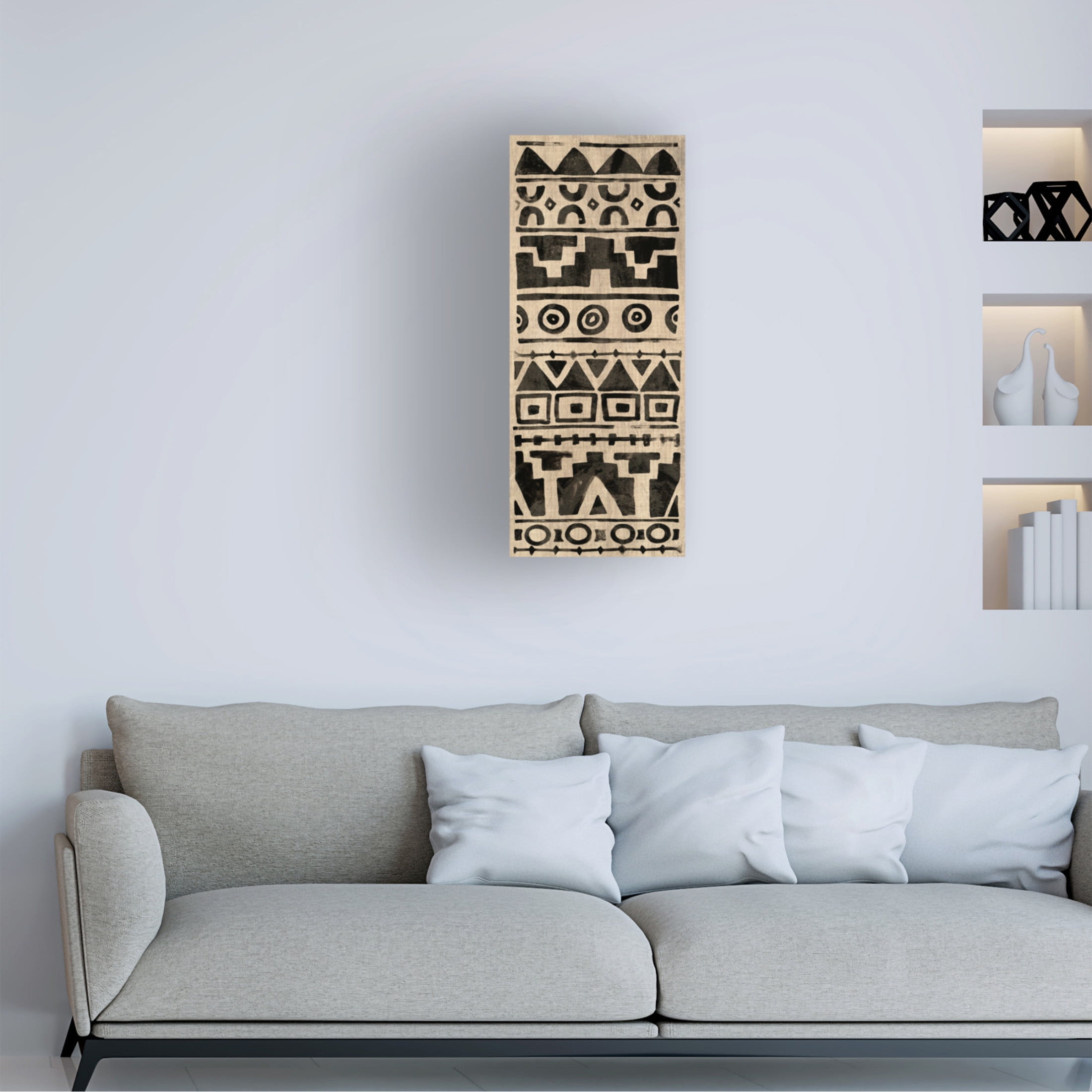 Trademark Fine Art June Erica Vess Bazaar Motif Panels II Canvas Wall Art