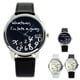 thumbnail image 3 of Clearance Sale Sfonq Womens Watches New Fashion Funny Women Men Analog Quartz Whatever I''m Late Anyway Wrist Watch Mothers Day Gift for Grilfriend A Buy 2 Save 10%, 3 of 7