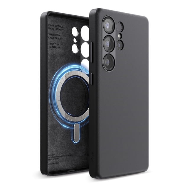 Funda de piel magnética Elago compatible con Galaxy S25 Ultra de 6.8 pulgadas