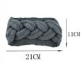 thumbnail image 2 of Fesfesfes Women Headband Keep Warm Knitting Headband Handmade Solid Color Headwear Sport Hairband,,Second Piece Free Shipping, 2 of 2