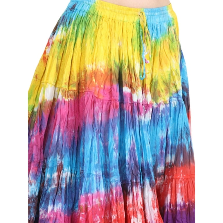 Wevez Women's American 25 Yard Cotton Skirt (Mctd)