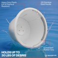 thumbnail image 3 of Cesta para skimmer de piscina Swimables para piscina enterrada compatible con la cesta para skimmer Pentair U-3 y la cesta para piscina Hayward Sp1070 | Peso de latón incorporado | Mango de acero inox, 3 of 8