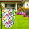 thumbnail image 3 of Zufioo Colorful Easter Eggs Print Garden Decoration Flags, Sun-resistant and Wrinkle-resistant Flags, Balcony, Terrace, Garden Decorations, Home Decorations-One Size, 3 of 5