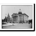 thumbnail image 2 of Historic Framed Print, [Passaic County] Court House, Paterson, N.J., 17-7/8" x 21-7/8", 2 of 9
