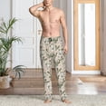 thumbnail image 2 of Hirioo Halloween Cactus for Men's PJ Pajama Pants Sleep Pants Men's Home Trousers with Pockets,S-3XL-Small, 2 of 6
