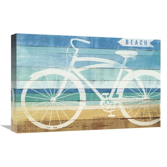 Global Gallery's 'Beachscape Cruiser II' By Michael Mullan Stretched Canvas Wall Art