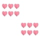 thumbnail image 3 of Bearachild 6 uds ganchos de tela de toalla autoadhesivos en forma de corazón sin necesidad de taladrar organizador adhesivo de acero inoxidable rosa 2piezas, 3 of 6