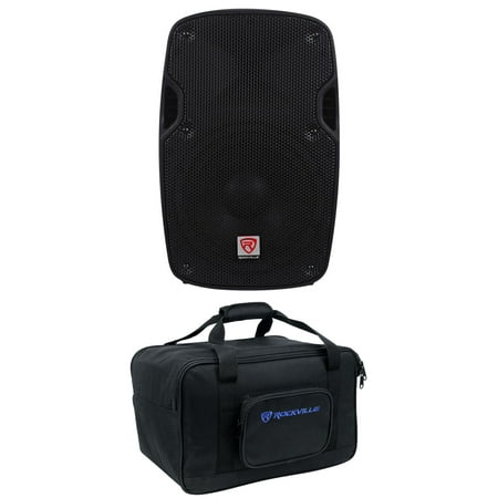 Rockville SPG84 8" 400w DJ PA Speaker ABS Lightweight Cabinet 4-Ohm+Carry Bag