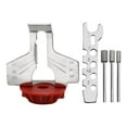 thumbnail image 1 of Chainsaw Sharpening Attachment Kit Rotary Tool, Chain Saw Teeth Sharpener Set, Sharpening Attachment, Drill Power Tool Accessories for Gardening Lawn Mower Chainsaw, 1 of 1