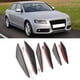 thumbnail image 4 of Textura de fibra de carbono divisor divisor canard spoiler labio 6pcs para modelos universales, 4 of 7