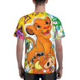 thumbnail image 6 of The Lion King Men's T Shirt 3D Graphic Hip Hop Unisex Tees Tops Casual Stylish Crew Neck Short Sleeve, 6 of 8