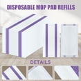 thumbnail image 4 of ZQZiQi Disposable WetJet Mopping Pad Refills Compatible with Swiffers Spray Mop, Wet & Dry Multi-Surface Absorbent Replacement Cleaning Pads, 20-Count, 4 of 5