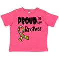 thumbnail image 3 of Inktastic Proud of My Brother Autism Awareness Puzzle Piece Ribbon Boys or Girls Toddler T-Shirt, 3 of 5