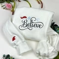thumbnail image 2 of Embroidered Santa Sweatshirt, 2 of 3