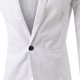 thumbnail image 3 of Top de traje de negocios informal de color sólido con un solo botón para hombre, 3 of 4