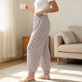 thumbnail image 6 of Women's Polka Pajama Pants Casual Loose Fit Jogger Lounge Pants Lightweight Soft Sleepwear with Pocket, 6 of 6