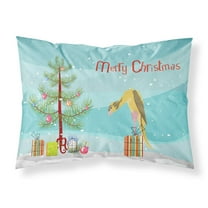 Jibso Canary Merry Christmas Fabric Standard Pillowcase CK4480PILLOWCASE