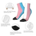 thumbnail image 4 of Breathable Athletic Socks Transgender Flag Cushioned Quarter Socks for Men Women, 4 of 7