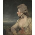 thumbnail image 2 of Sir Joshua Reynolds 12x14 Gold Ornate Wood Frame and Double Matted Museum Art Print Titled - Mrs Mary Robinson (1783 - 1784), 2 of 4