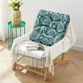 thumbnail image 2 of Square Meditation Pillow, Boho Style Floor Cushion, Dutch Velvet Meditation Cushion for Sitting on Floor, Yoga Cushion 22'' x 22'', 2 of 7