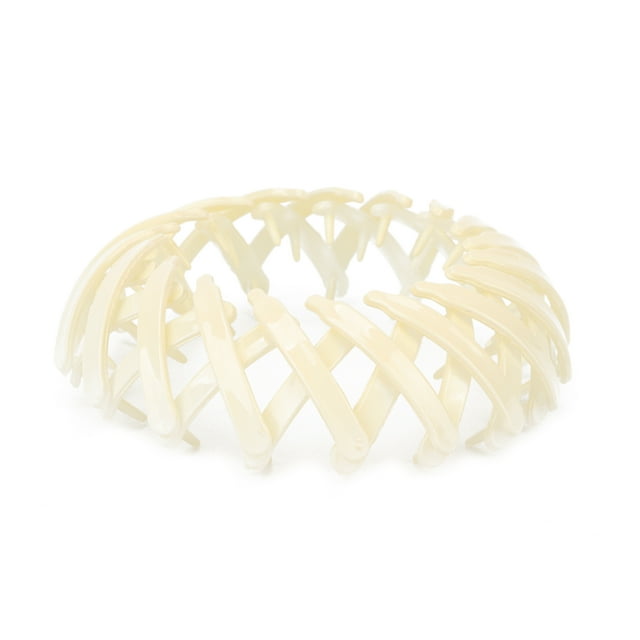 Porte-Queue de Cheval Extensible, Pince à Cheveux Résistante à l'Usure Accessoires en Plastique Résine pour Rendez-Vous Fête Vert, Bleu, Rose, Orange, Beige