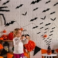 thumbnail image 4 of Stijggn LED Halloween Decorations Outdoor LED Halloween 3D Bats Decorations Wall Stickers Lighted 3D Halloween Bat, Waterproof Removable PVC Bats Sticker for Home Indoor Bedroom Window Door Wall, 4 of 8