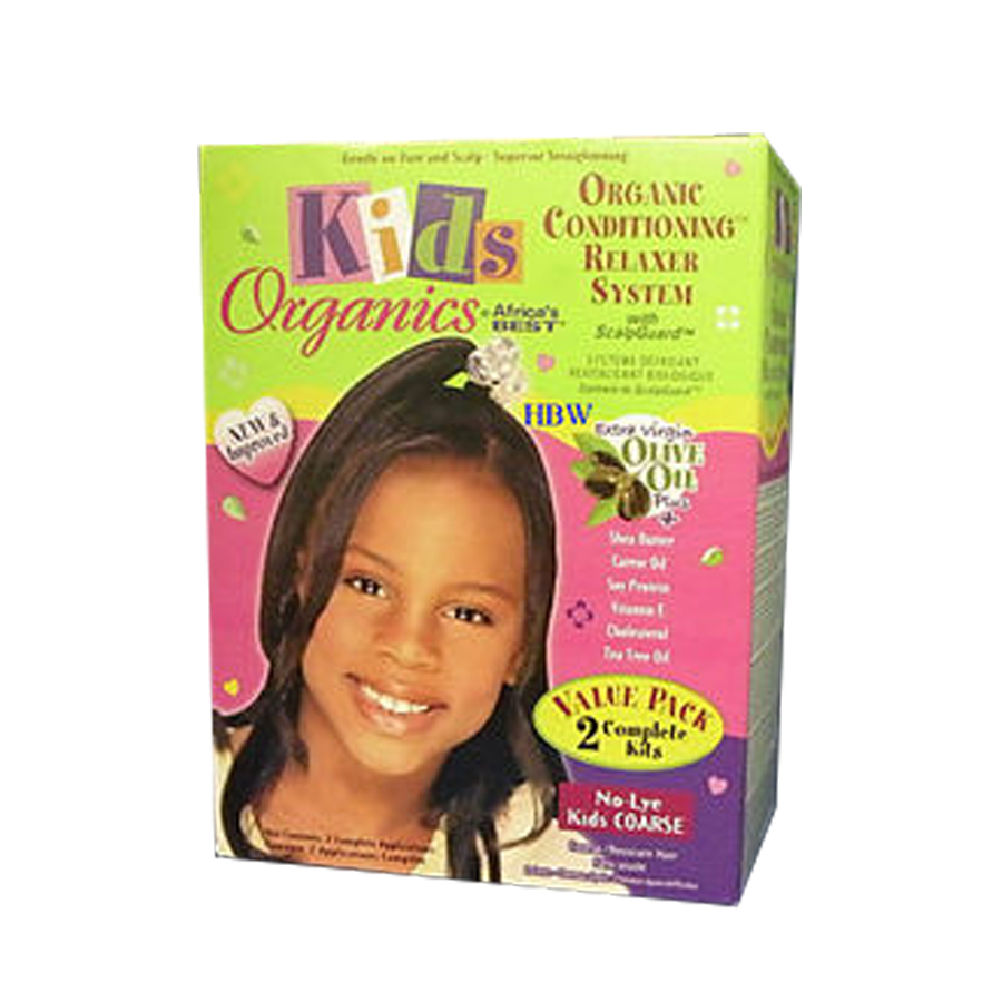 Africa S Best Organic Kids No Lye Relaxer Value Pack Coarse