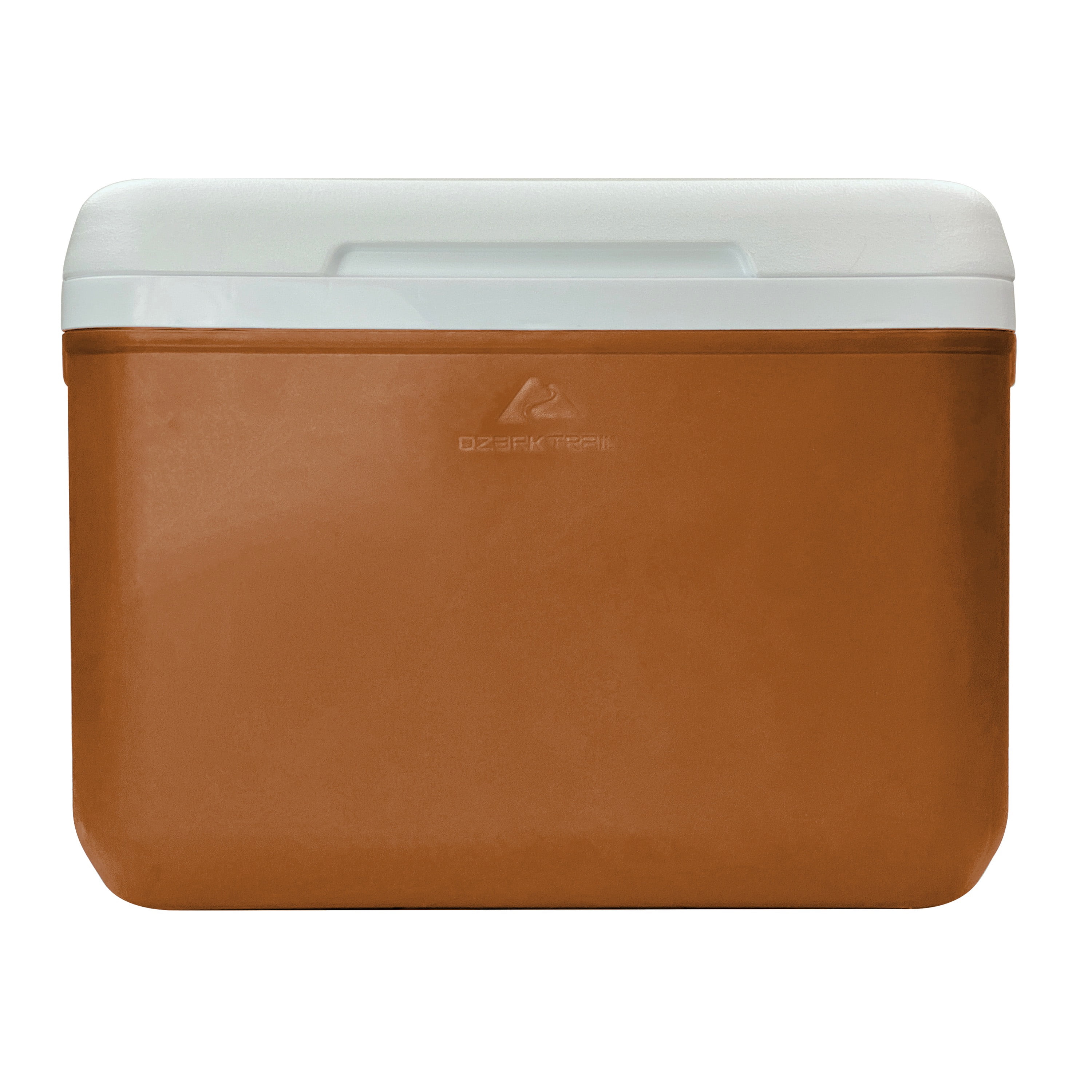 Ozark Trail 30 Quart Capacity Hard Side Wheeled Cooler, 42-Can, Burnt Orange