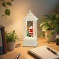 thumbnail image 4 of Christmas Snow Globe Decoration, Glitter Snow Globe Lantern, Battery Powered Lighted Decor for Home, Tabletop, 4 of 6