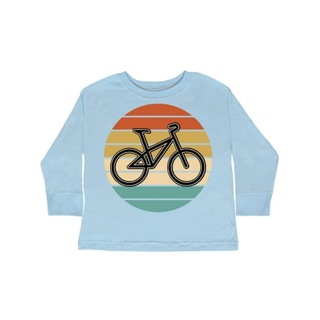 

Inktastic Bicycle Vintage Cyclist Sunset Gift Toddler Boy or Toddler Girl Long Sleeve T-Shirt