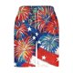 thumbnail image 3 of Pantalones Cortos Casuales para Hombre Imprimir con Bolsillos Pantalones de Playa de Cintura Elástica, Pantalones Cortos de Cintura Elástica para Hombre, 3 of 5