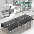 thumbnail image 3 of Macrout 78.2”x 37.8”Outdoor Window Awning Exterior with Polycarbonate Panels for Door Entrance, Air Conditioner, Front and Back Patio Door Canopy for Sun Shelter, UV, Rain, Snow Protection(Gray), 3 of 10
