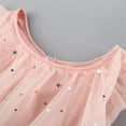 thumbnail image 3 of WIBACKER 2-6T Toddler Baby Girl Unicorn Stars Sequins Dress Loose Mesh Tulle Dress for Kid, 3 of 14