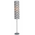 thumbnail image 1 of Chevron Pattern Paper Shade Floor Lamp, 1 of 1