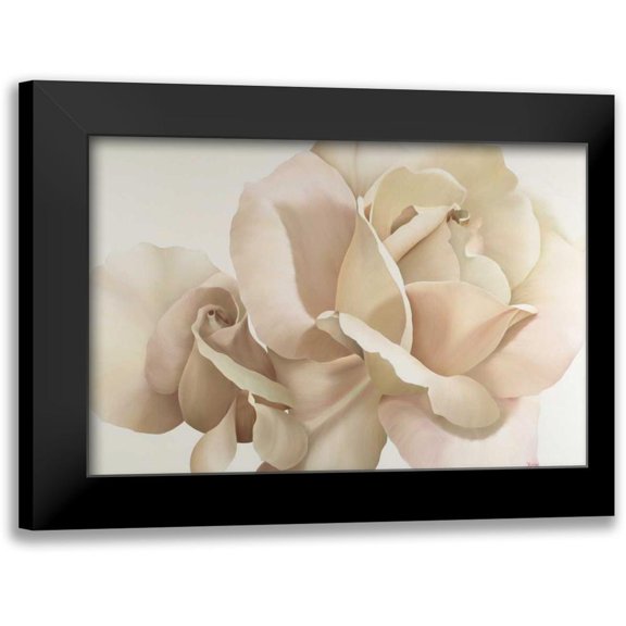 Poelstra-Holzhaus, Yvonne 14x11 Black Modern Framed Museum Art Print Titled - White Rose