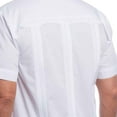 thumbnail image 5 of Traditional Cotton Blend Guayabera Men’s Short Sleeve Shirt (White, Small), 5 of 6