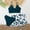 ZA Dark Green, variant on Girls 3-Piece Swimsuit Set Kids Trendy Bikini with Beach Skirt Cover Up Summer Bathing Suit for Pool and Vacation Stylish Swimwear for Little Girls