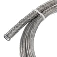 thumbnail image 6 of Unique Bargains 1 Meter Braided  for E85 Car Oil Fuel Gas Line Hose Silver AN4 1/4", 6 of 7