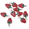 thumbnail image 4 of 10 piezas de encantadores colgantes con forma , selección de cereza / sandía / fresa, aleación colgante ajuste europeo, ,3 BLESIY Colgante de fresa DIY Craft, 4 of 8