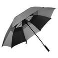 thumbnail image 3 of NEW JP Lann Golf StormMaster Umbrella 62" Black Gray Double Canopy, 3 of 4