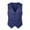 Navy, variant on Zylarhe Mens Solid Wedding Dress Vest Coat British Leisure Slim Stage Classic Formal Tank Top for Groom Groomsmen Red XXXXL