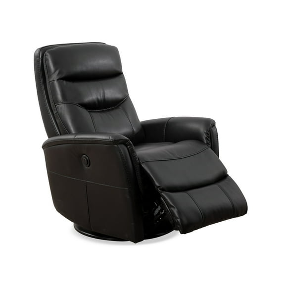 ComfortGlide Swivel Recliner - Black