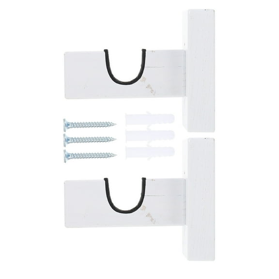 unbranded Baseball Bracket Wall Mounted Clothes Bat for Garage Coat Hanger White