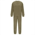 thumbnail image 3 of successthop 2 Piece Womens Sweatsuits with Matching Pants and Tops Long Sleeve Sweatshirt and Sweatpant Solid Outfits, 3 of 8
