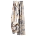 thumbnail image 2 of WHLBF Women's Pants Fashion Printing Regular Elastic Casual Wide Leg Summer Lightweight Cotton Full Length Trousers Multicolor Free Size, 2 of 5